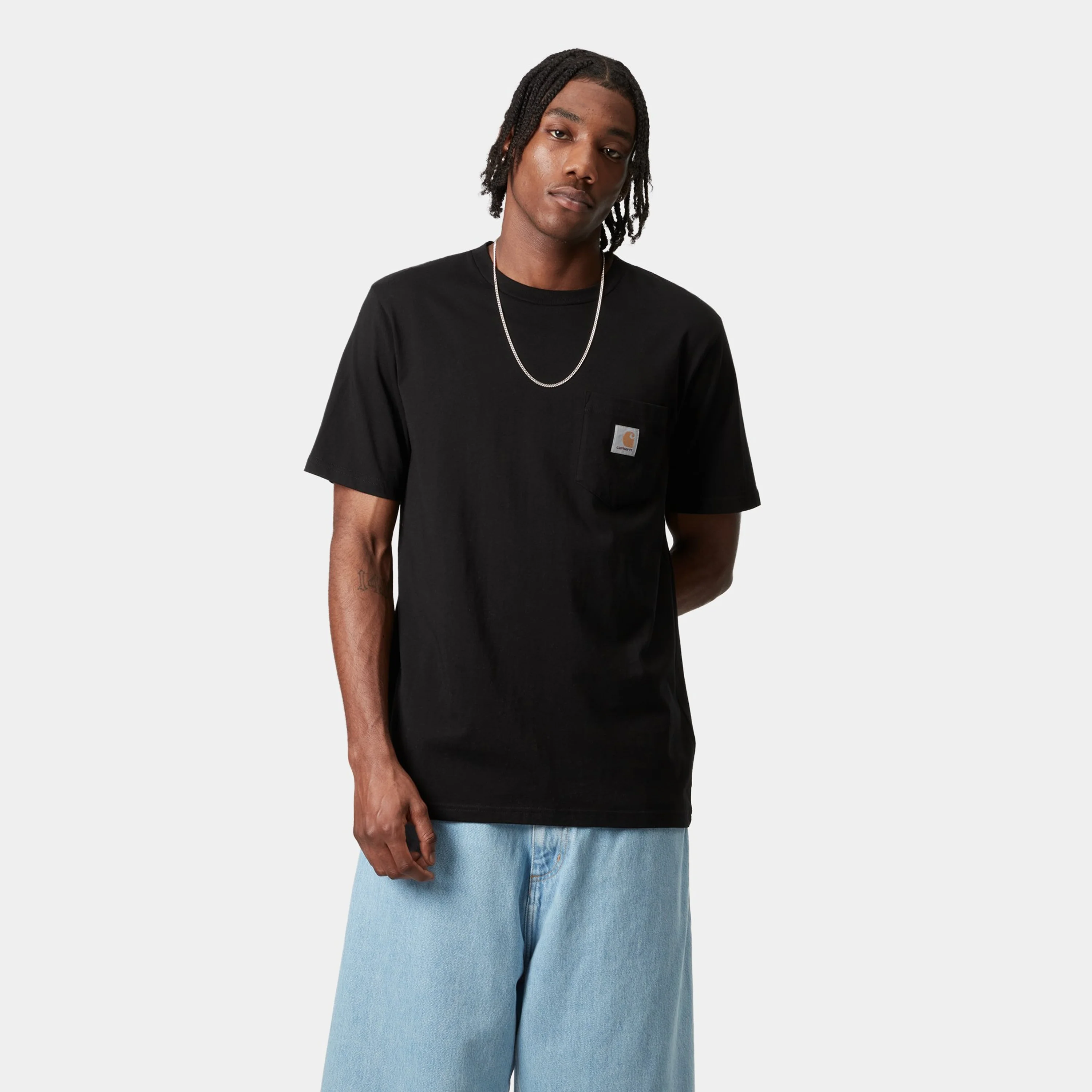 Pocket T-Shirt - Black - Image 3