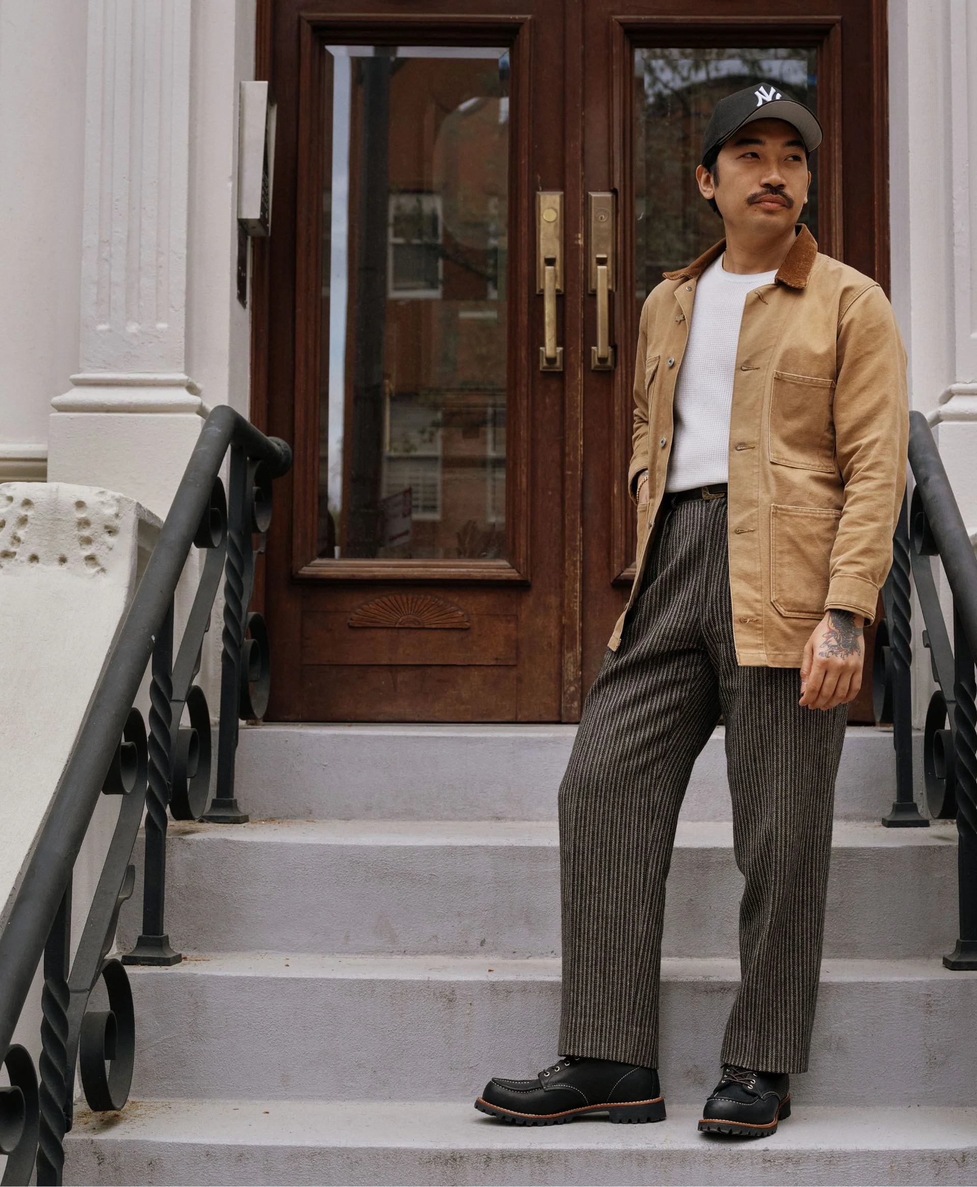 Roughneck Moc Toe 2949 - Black Oil Slick Leather - Image 3