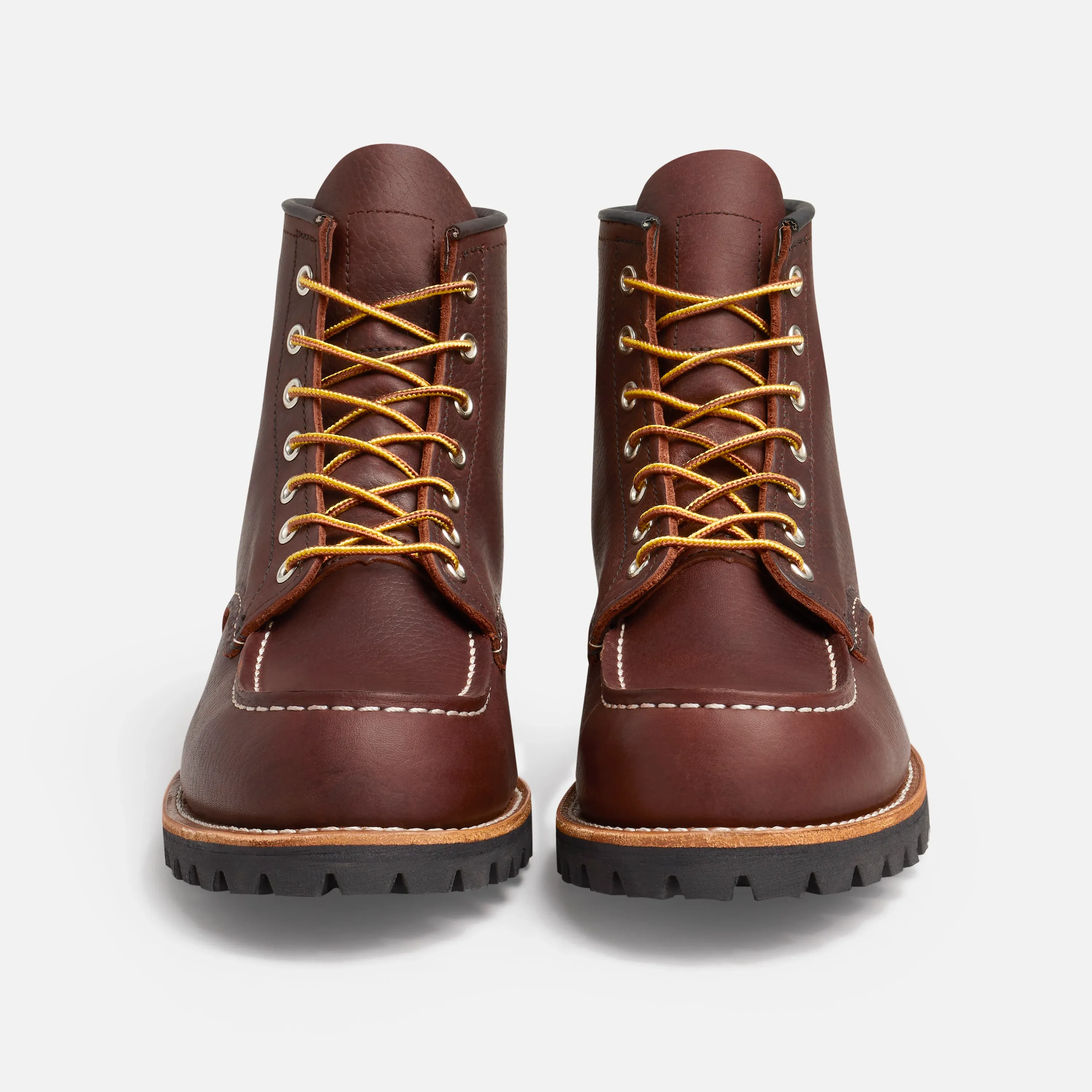 Roughneck Moc Toe 8146 - Briar Oil Slick Leather - Image 5